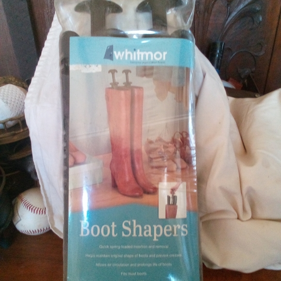 NIP - Whitmor Boot Shapers - Spring Loaded Adjustable Men/Women's Boot Shapers - Picture 8 of 8